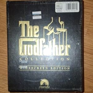 The Godfather Collection Widescreen Edition - Black & Gold VHS Box